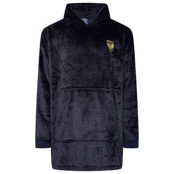 Adult Fleece-Lined Navy/Gold Snuggie
