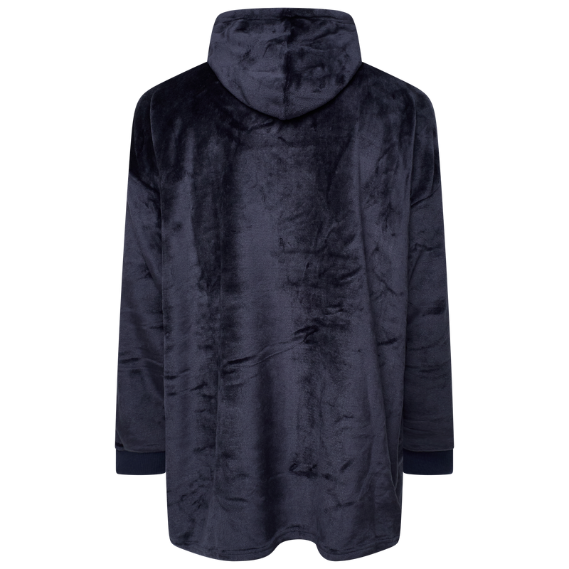 Adult Fleece-Lined Navy/Gold Snuggie