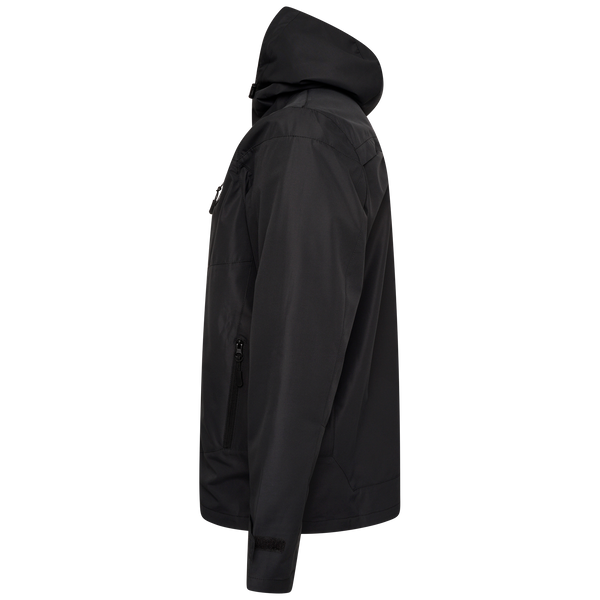 Premium Blackout Winter Jacket with Rubber Crest