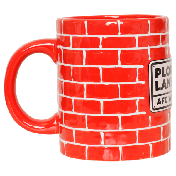 3D Brick Street Sign Mug