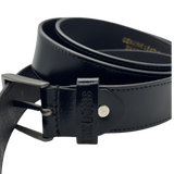 Black Leather Belt