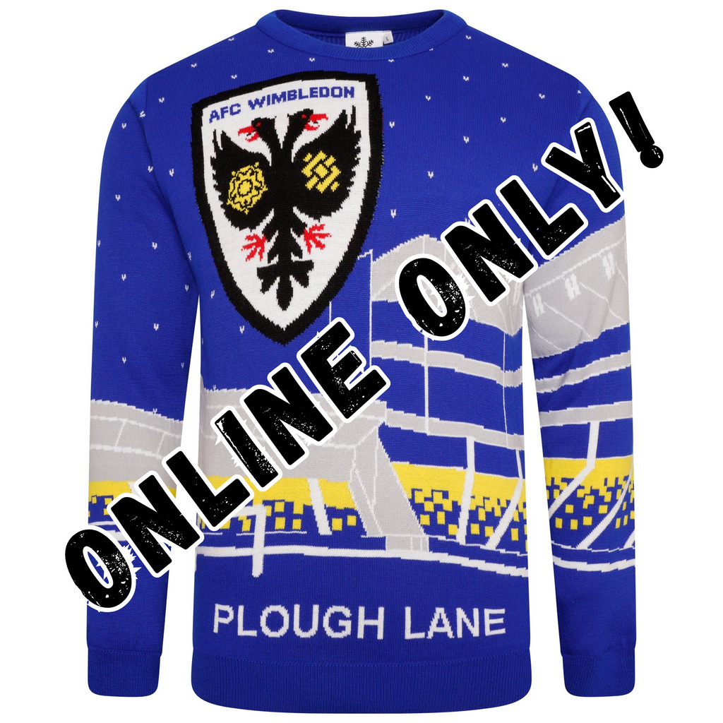 Adult Christmas Jumper - Stadium (ONLINE ONLY) – AFC Wimbledon Shop