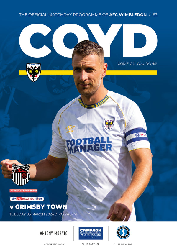 Matchday Programme - Grimsby Town 05.03.2024