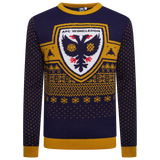 Kids Christmas Jumper - Navy & Gold