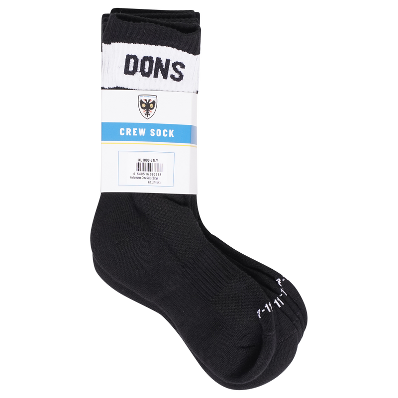 Kids 3 Pack Crew Socks 2024-25 - Black