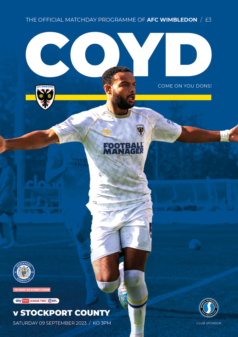 Matchday Programme - Stockport County 09.09.2023