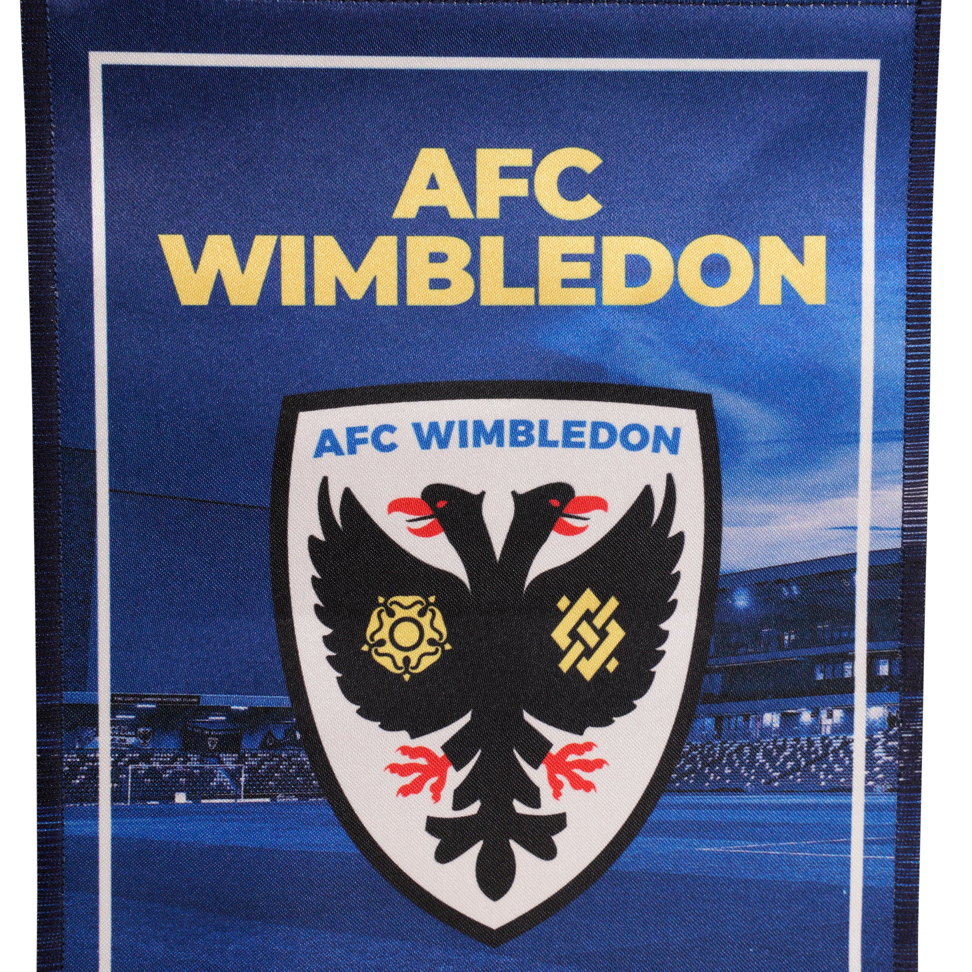 Fanion AFC Wimbledon – 9x11 Cm – Club Anglais – Wimpel / Pennant