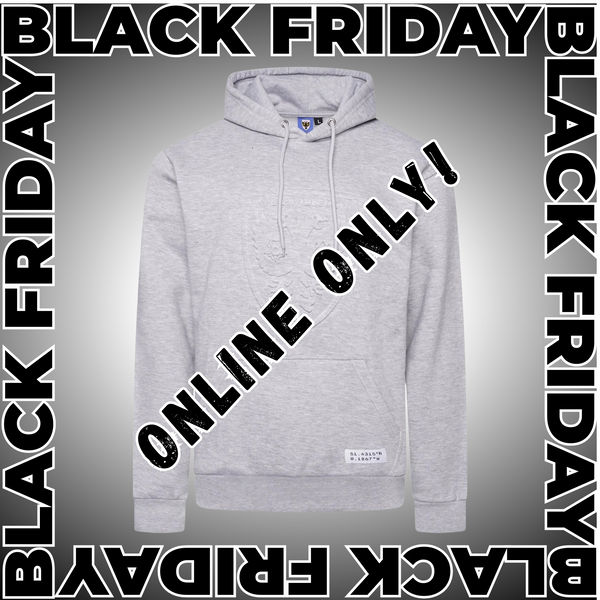 Debossed Crest Hoodie