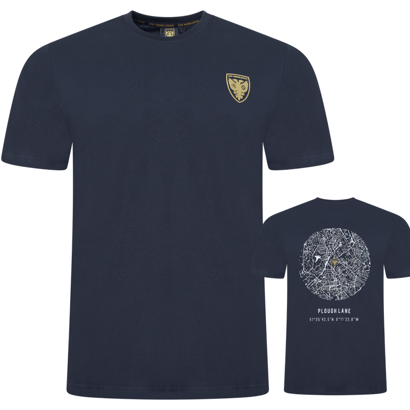Plough Lane Map Tee