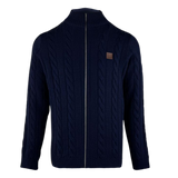 Premium Cable Knit Jumper - Full Zip