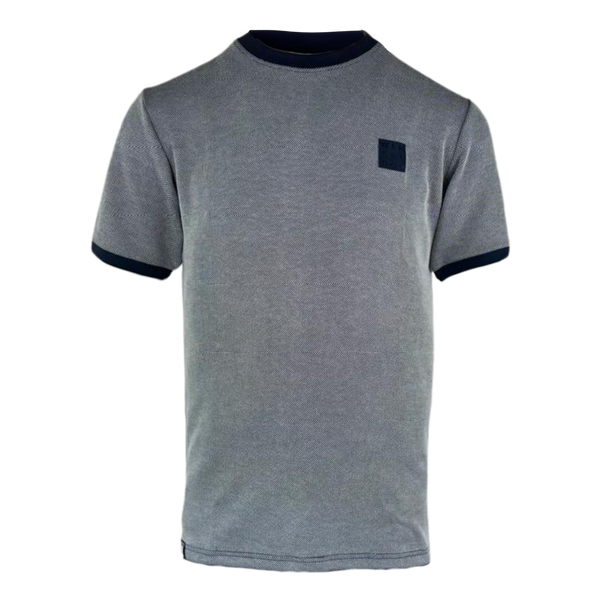 Crucial Navy & Oat Tee