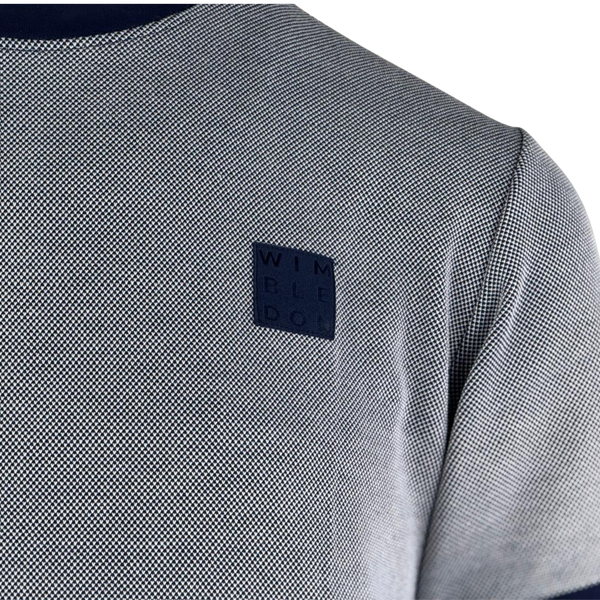 Crucial Navy & Oat Tee