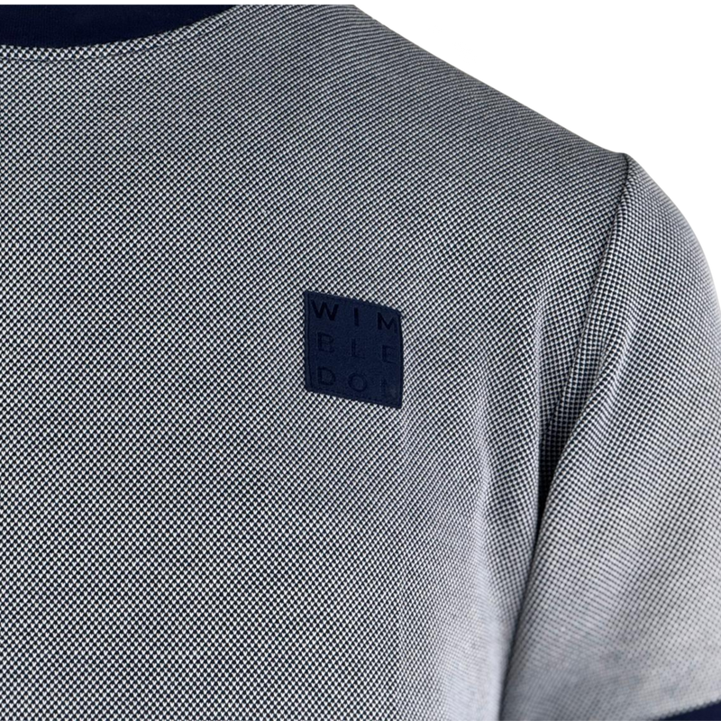 Crucial Navy & Oat Tee