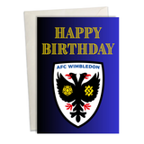 Birthday Card - Blue & Yellow