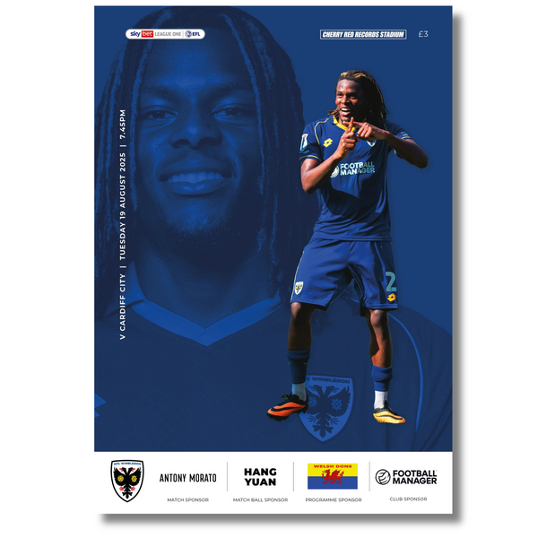 Matchday Programme -  Cardiff City 19.08.2025
