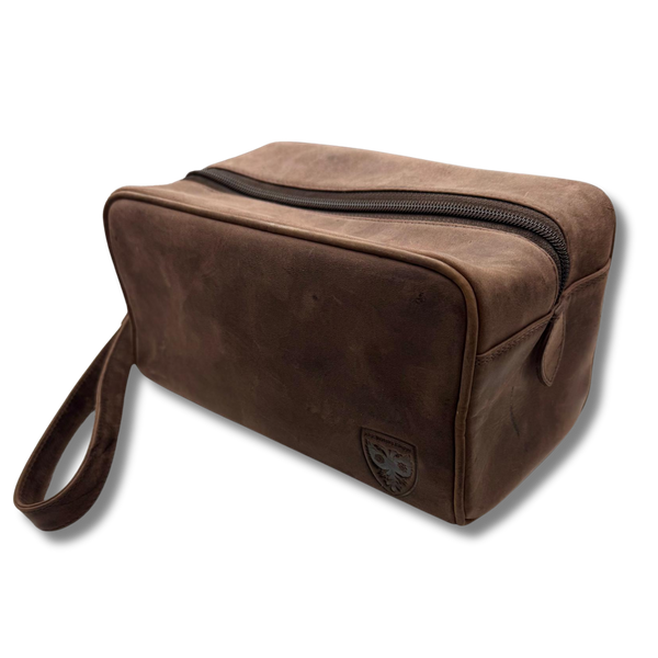Luxury Leather Washbag