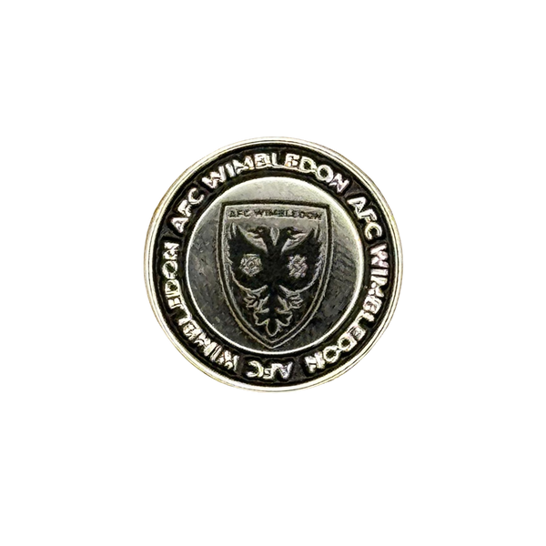 Black & Silver Pin Badge