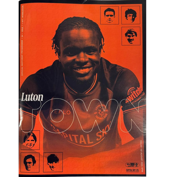 Matchday Programme -  Luton Town (A) 01.08.2025