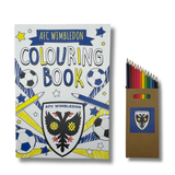 A4 Colouring Book & Pencils Set