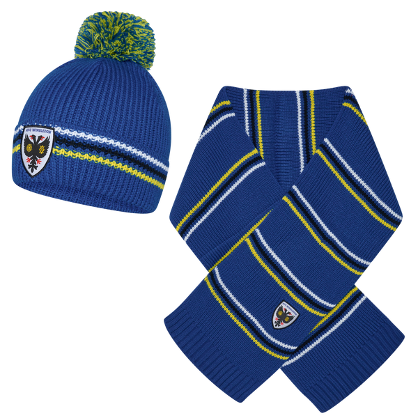 Kid's Knitted Hat & Scarf Set