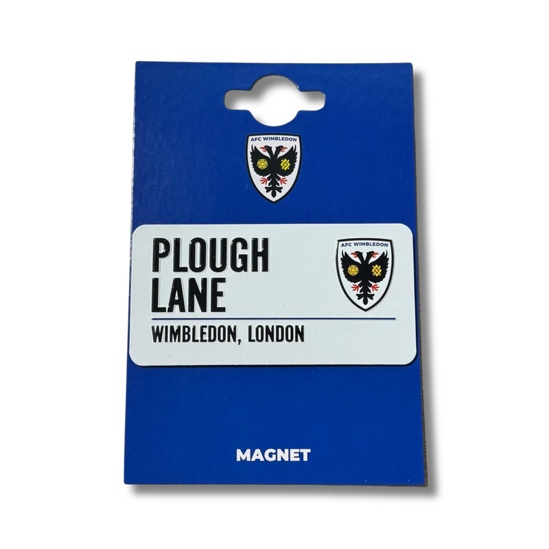 Embossed Metal Street Sign Fridge Magnet