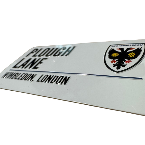 Embossed Metal Street Sign Fridge Magnet