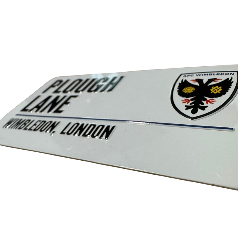 Embossed Metal Street Sign Fridge Magnet