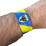 Blue & Yellow Snap Band
