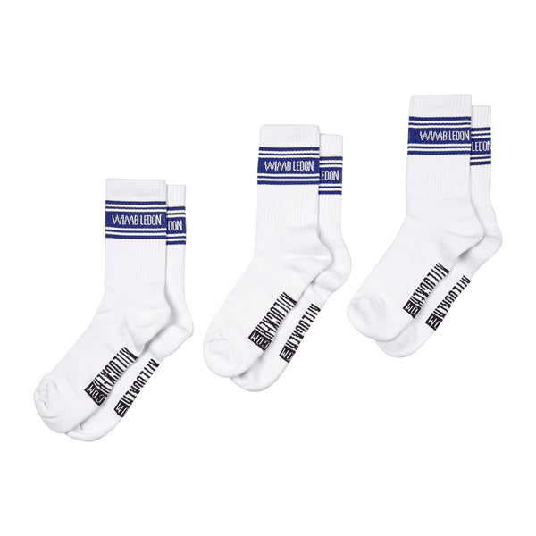 Adult 3 Pack Crew Socks 2025-26 - White