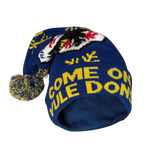 Knitted 'YULE DONS' Christmas Bobble Hat