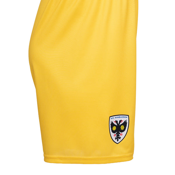 Kids GK Shorts 2024-25 - Yellow