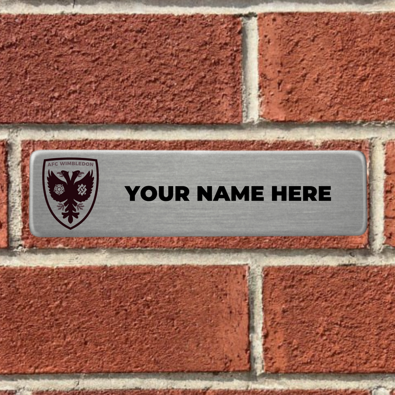 Brick Nameplate